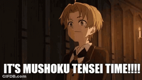 Man In Suit And Tie Mushoku Tensei Time GIF