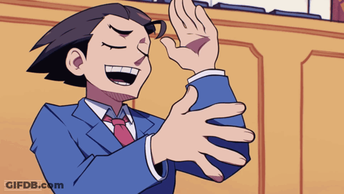 Man In Suit And Tie Named Speedoru GIF