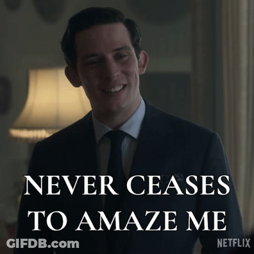 Man In Suit And Tie Never Ceases To Amaze Me Netflix GIF