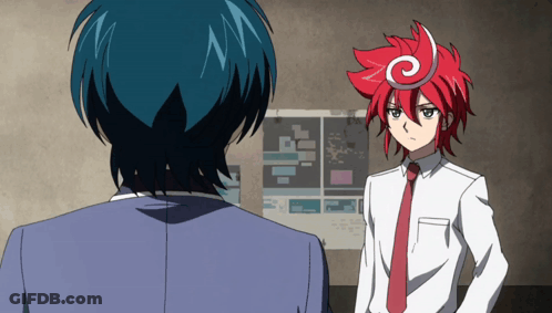 Man In Suit And Tie Next To Man In White Shirt GIF