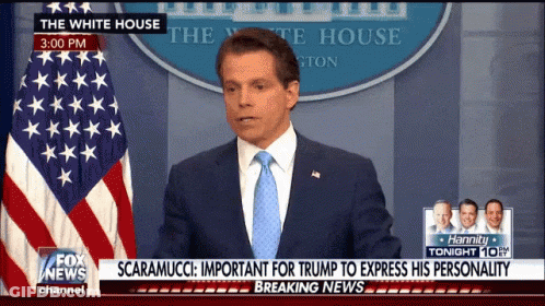 Man In Suit And Tie On Fox News GIF