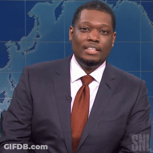 Man In Suit And Tie On SNL Television GIF