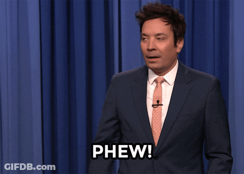 Man In Suit And Tie Phew GIF