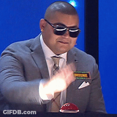 Man In Suit And Tie Pressing Button GIF