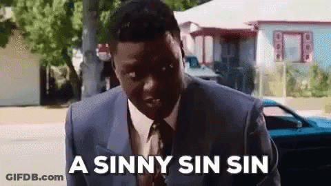 Man In Suit And Tie Saying A Sinny Sin Sin GIF