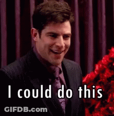Man In Suit And Tie Saying All Day GIF