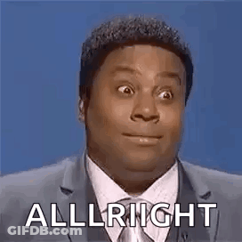 Man In Suit And Tie Saying All Right GIF