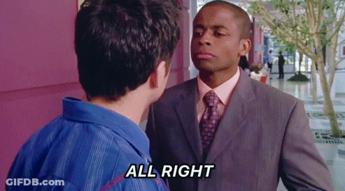 Man In Suit And Tie Saying All Right GIF