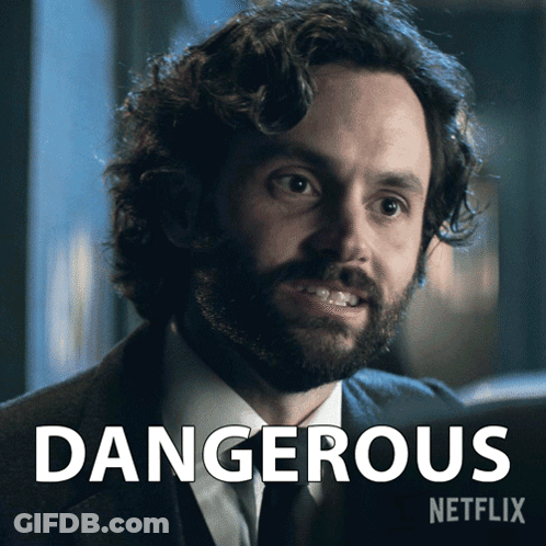 Man In Suit And Tie Saying Dangerous Netflix GIF