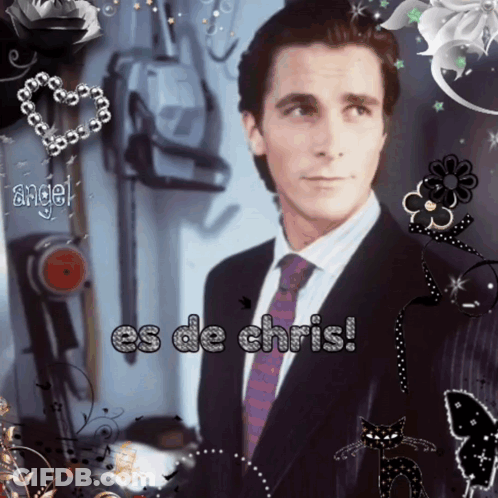 Man In Suit And Tie Saying Es De Chris GIF