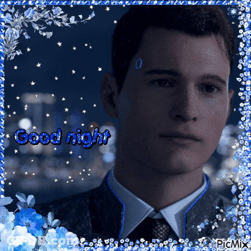 Man In Suit And Tie Saying Good Night GIF