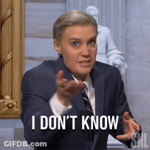 Man In Suit And Tie Saying I Don't Know GIF