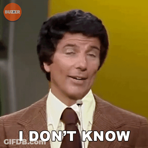 Man In Suit And Tie Saying I Dont Know GIF
