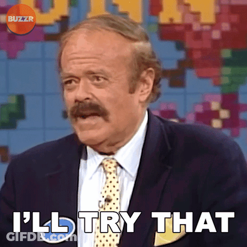 Man In Suit And Tie Saying I'll Try That GIF