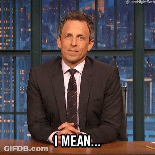 Man In Suit And Tie Saying I Mean GIF