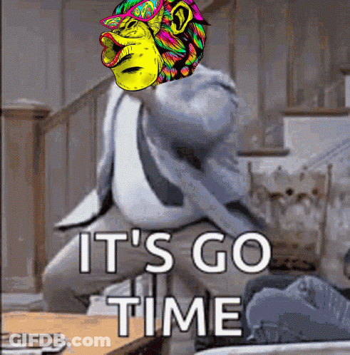 Man In Suit And Tie Saying Its Go Time GIF