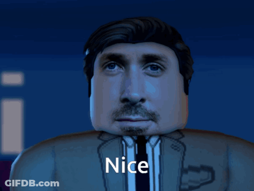 Man In Suit And Tie Saying Nice GIF