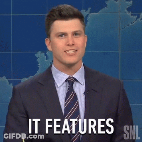Man In Suit And Tie Saying Offensive Content SNL GIF