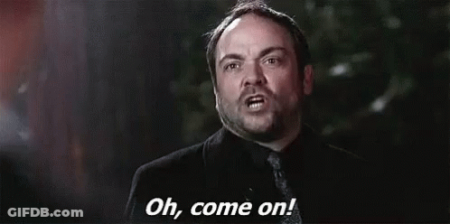 Man In Suit And Tie Saying Oh Come On GIF