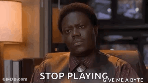 Man In Suit And Tie Saying Stop Playing GIF
