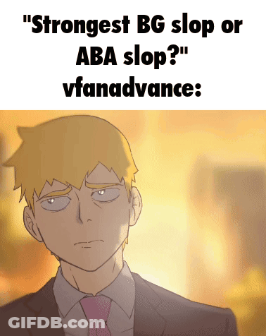 Man In Suit And Tie Saying Strongest Bg Slop Or Aba Slop GIF