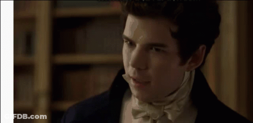 Man In Suit And Tie Saying Temptin GIF