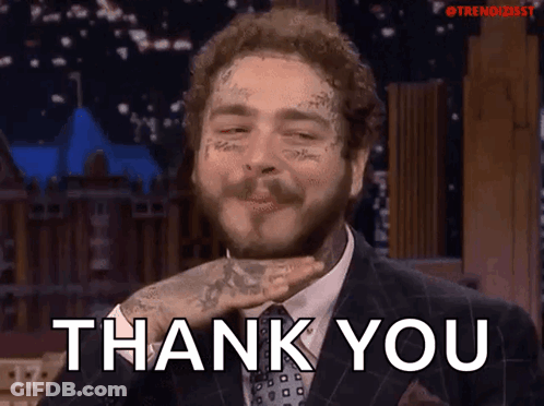 Man In Suit And Tie Saying Thank You Hand On Face GIF