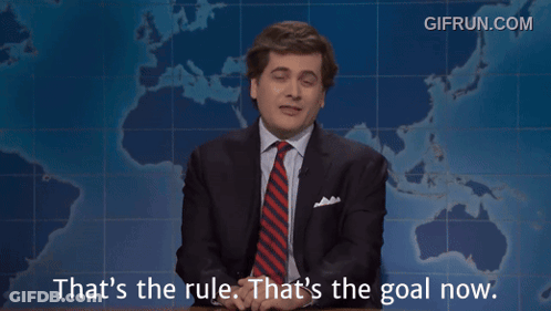 Man In Suit And Tie Saying That's The Rule GIF