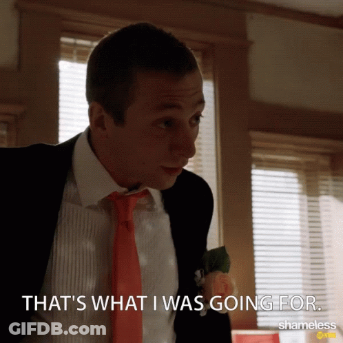 Man In Suit And Tie Saying That's What I Was Going For GIF