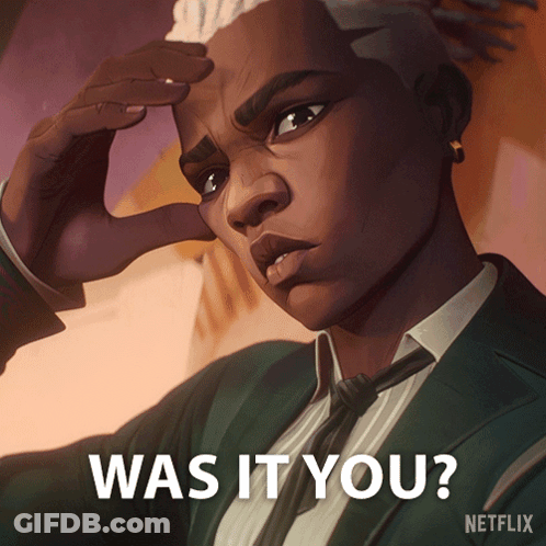 Man In Suit And Tie Saying Was It You GIF