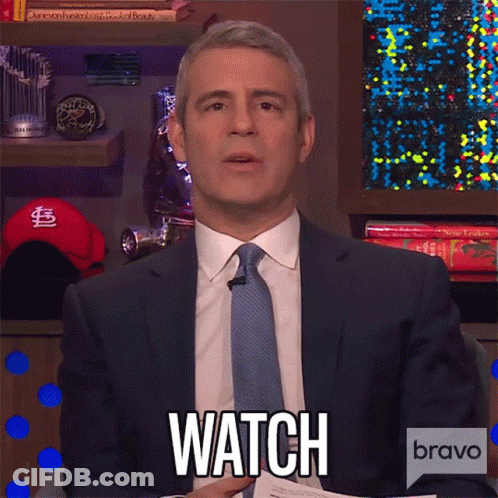 Man In Suit And Tie Saying Watch GIF