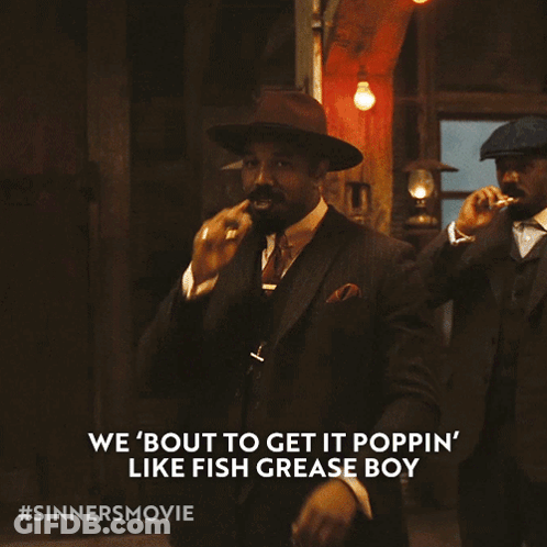Man In Suit And Tie Saying We About To Get It Poppin GIF