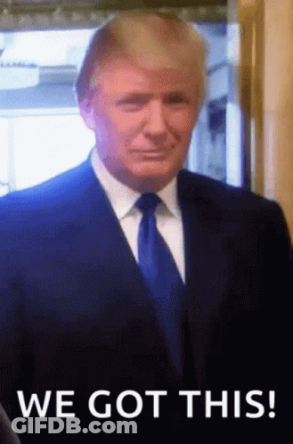 Man In Suit And Tie Saying We Got This GIF
