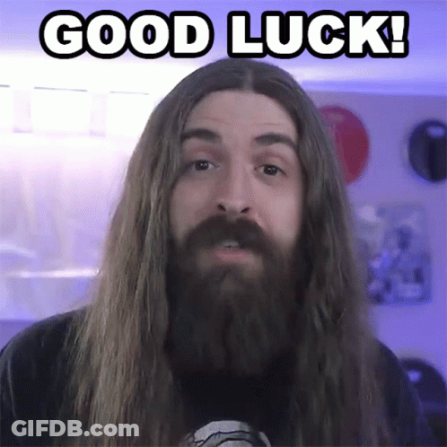 Man In Suit And Tie Saying Well Good Luck GIF