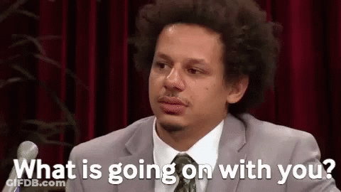 Man In Suit And Tie Saying What Is Going On With You? GIF