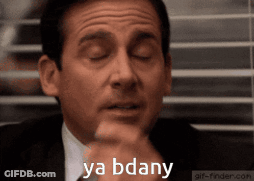 Man In Suit And Tie Saying Ya Bday GIF