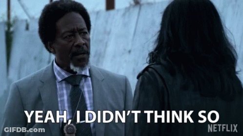 Man In Suit And Tie Saying Yeah I Didn't Think So GIF