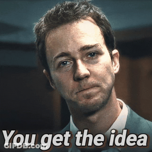 Man In Suit And Tie Saying You Get The Idea GIF