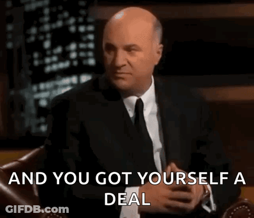 Man In Suit And Tie Saying You Got Yourself A Deal GIF