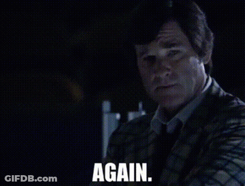 Man In Suit And Tie Says Again GIF
