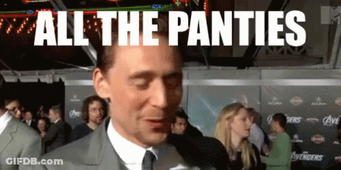 Man In Suit And Tie Says All The Panties GIF
