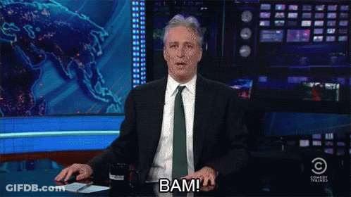 Man In Suit And Tie Says Bam By World Map GIF