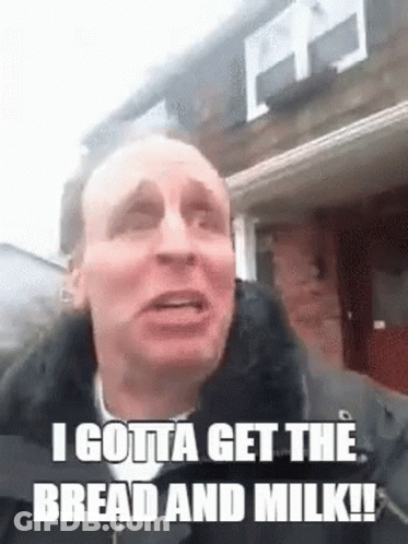 Man In Suit And Tie Says He's Gotta Buy A Cow And Bakery GIF