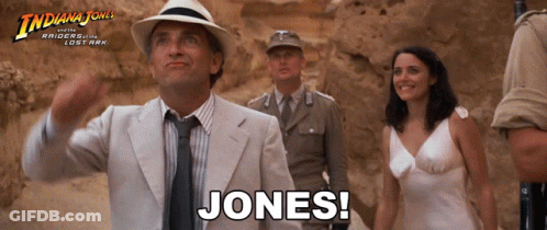 Man In Suit And Tie Says Jones GIF