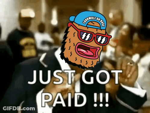 Man In Suit And Tie Says Just Got Paid GIF