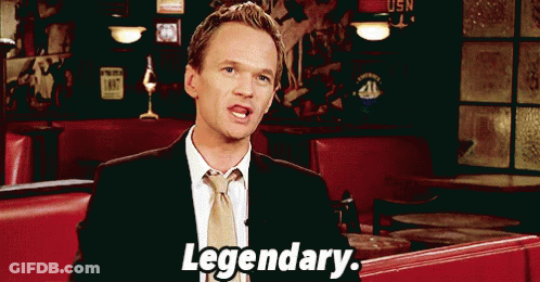 Man In Suit And Tie Says Legendary GIF