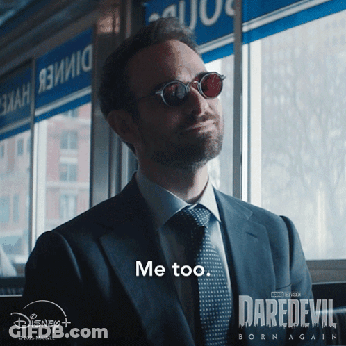 Man In Suit And Tie Says Me Too GIF