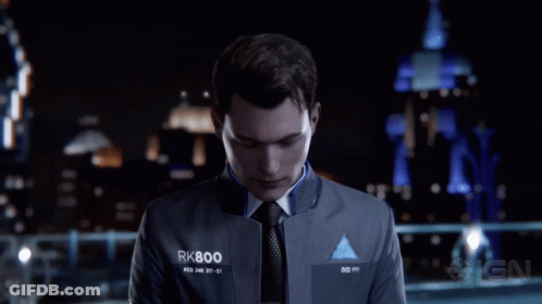 Man In Suit And Tie Says My Name Is Connor GIF
