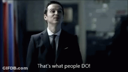 Man In Suit And Tie Says That S What People Do GIF