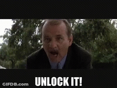 Man In Suit And Tie Says Unlock It GIF